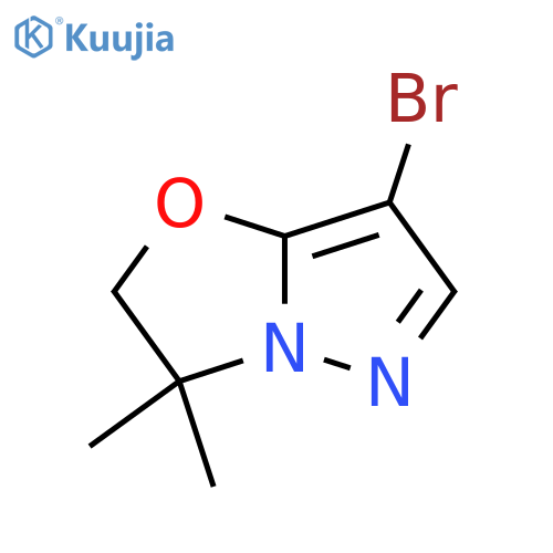 7-Bromo-3,3-dimethyl-2,3-dihydropyrazolo[5,1-b]oxazole structure