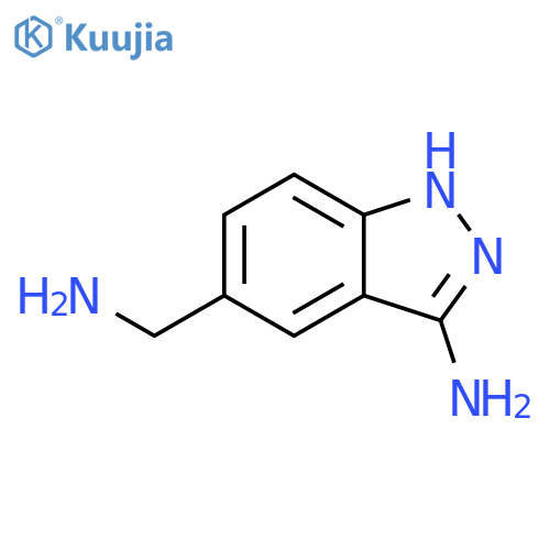 3-amino-1H-Indazole-5-methanamine structure