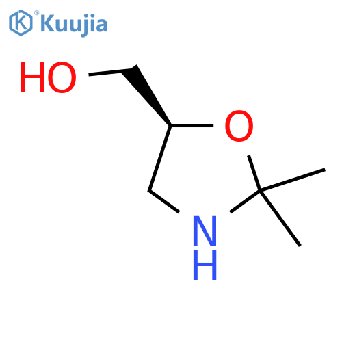 (5S)-2,2-dimethyl-1,3-oxazolidin-5-ylmethanol structure