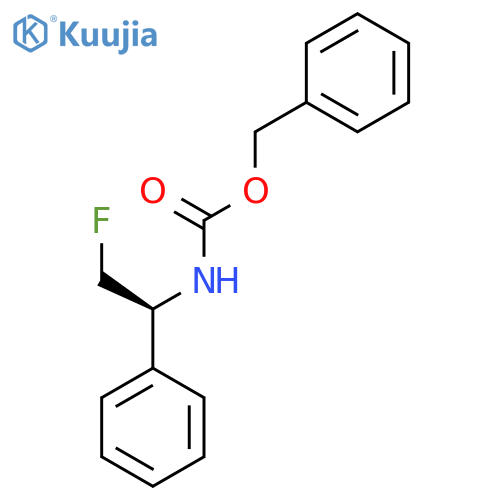 benzyl N-[(1S)-2-fluoro-1-phenylethyl]carbamate structure