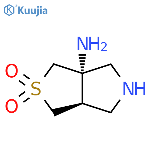 rac-(3aR,6aS)-3a-amino-hexahydro-1H-2lambda6-thieno3,4-cpyrrole-2,2-dione structure