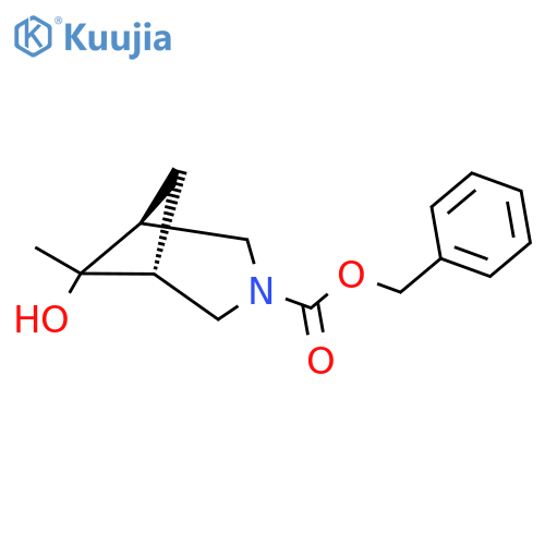 benzyl (1R,5S,6r)-6-hydroxy-6-methyl-3-azabicyclo3.1.1heptane-3-carboxylate structure