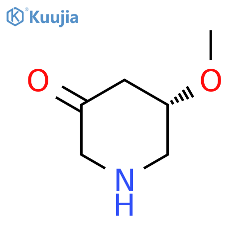 (5S)-5-methoxypiperidin-3-one structure