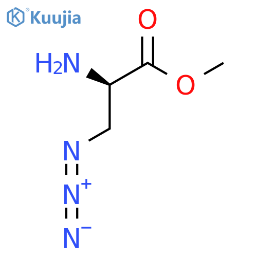 methyl (2R)-2-amino-3-azidopropanoate structure