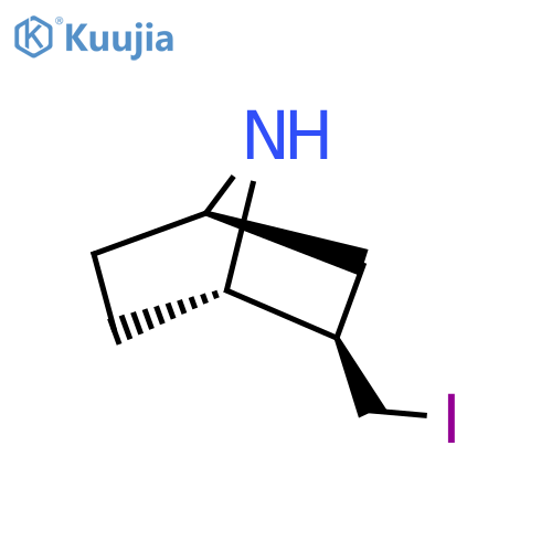 rac-(1R,2S,4S)-2-(iodomethyl)-7-azabicyclo2.2.1heptane structure
