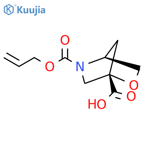 (1S,4S)-5-[(prop-2-en-1-yloxy)carbonyl]-2-oxa-5-azabicyclo[2.2.1]heptane-1-carboxylic acid structure