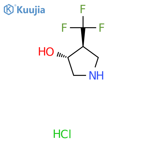 trans-4-(Trifluoromethyl)pyrrolidin-3-OL hcl structure