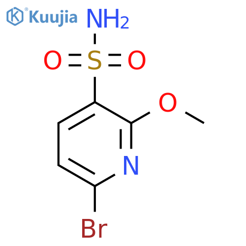 6-Bromo-2-methoxypyridine-3-sulfonamide structure