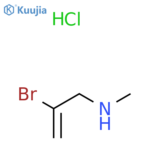 (2-Bromoprop-2-en-1-yl)(methyl)amine hydrochloride structure