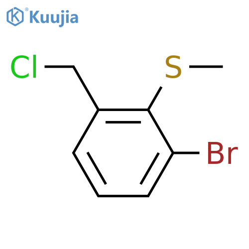 1-Bromo-3-(chloromethyl)-2-(methylsulfanyl)benzene structure
