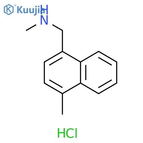 methyl(4-methylnaphthalen-1-yl)methylamine hydrochloride structure