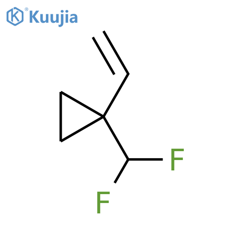 1-(Difluoromethyl)-1-ethenylcyclopropane structure
