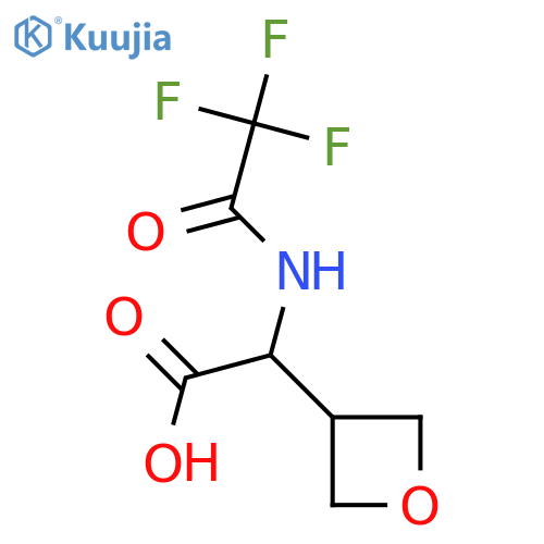 2-(Oxetan-3-yl)-2-(trifluoroacetamido)acetic acid structure
