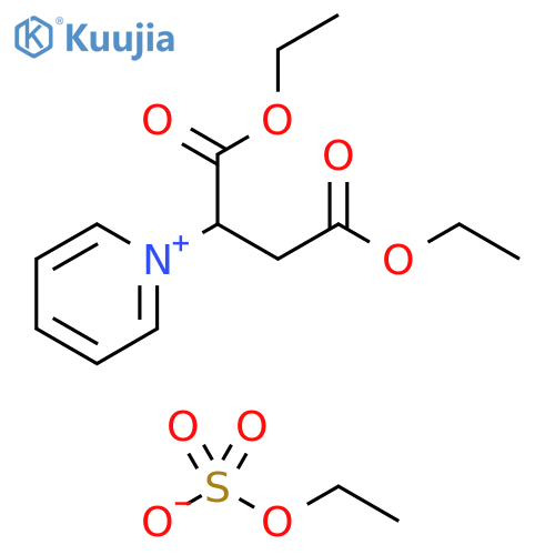 1-(1,4-Diethoxy-1,4-dioxobutan-2-yl)pyridin-1-ium ethyl sulfate structure