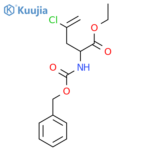 ethyl 2-{(benzyloxy)carbonylamino}-4-chloropent-4-enoate structure