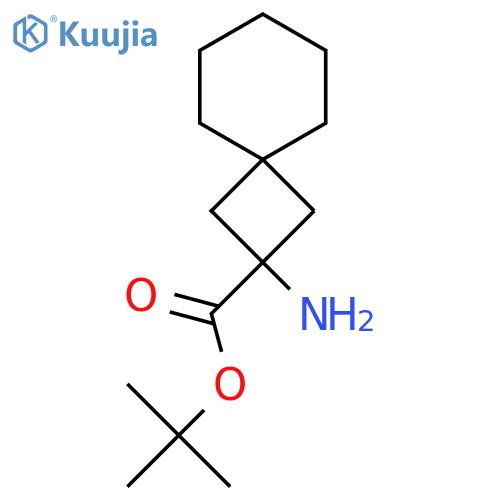 tert-butyl 2-aminospiro3.5nonane-2-carboxylate structure