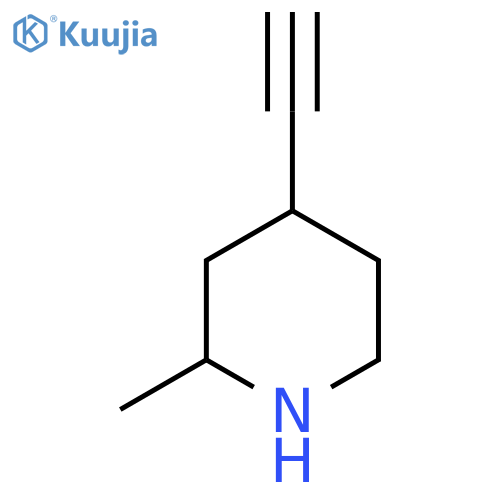 4-Ethynyl-2-methylpiperidine structure