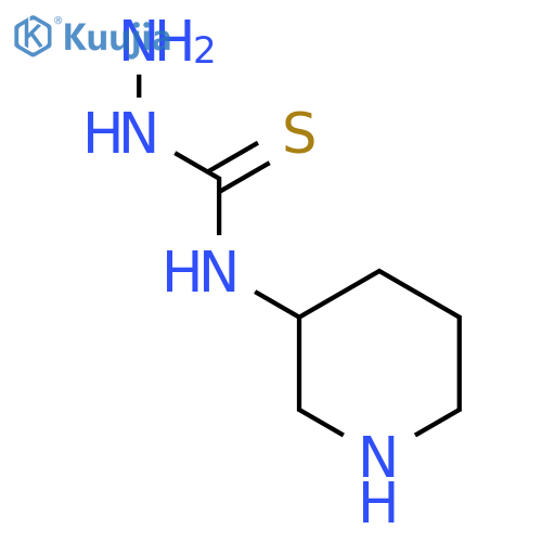 3-Amino-1-(piperidin-3-yl)thiourea structure