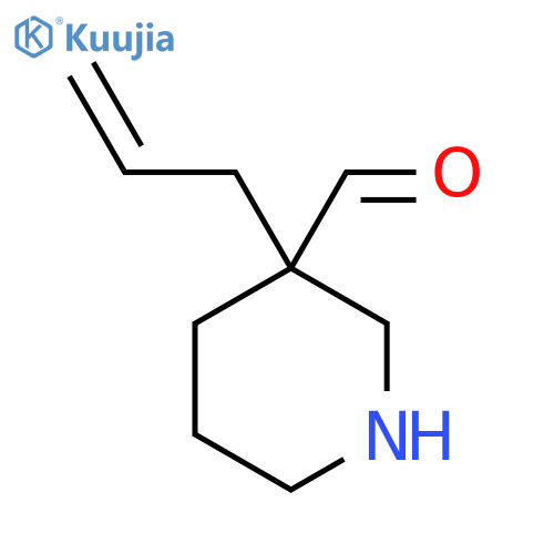 3-(Prop-2-en-1-yl)piperidine-3-carbaldehyde structure