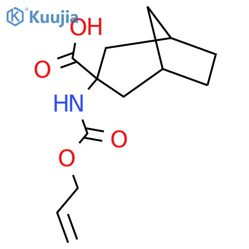 3-{(prop-2-en-1-yloxy)carbonylamino}bicyclo3.2.1octane-3-carboxylic acid structure