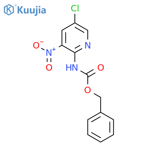 benzyl N-(5-chloro-3-nitropyridin-2-yl)carbamate structure