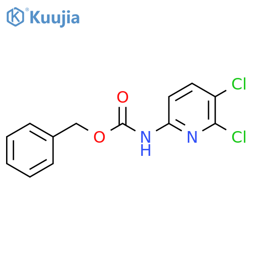 benzyl N-(5,6-dichloropyridin-2-yl)carbamate structure