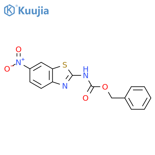 benzyl N-(6-nitro-1,3-benzothiazol-2-yl)carbamate structure