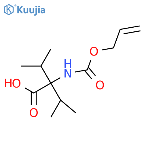 3-Methyl-2-{[(prop-2-en-1-yloxy)carbonyl]amino}-2-(propan-2-yl)butanoic acid structure