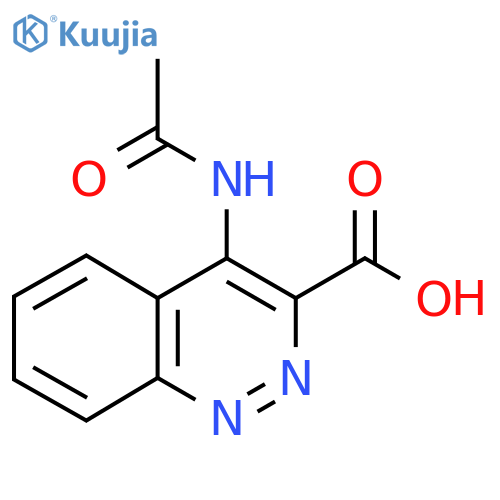 4-Acetamidocinnoline-3-carboxylic acid structure