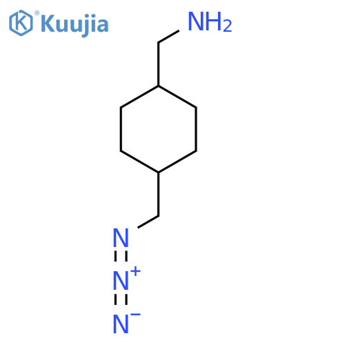 (1r,4r)-4-(azidomethyl)cyclohexylmethanamine structure