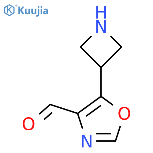 5-(Azetidin-3-yl)-1,3-oxazole-4-carbaldehyde structure