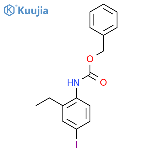 benzyl N-(2-ethyl-4-iodophenyl)carbamate structure