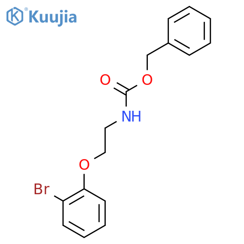 benzyl N-[2-(2-bromophenoxy)ethyl]carbamate structure