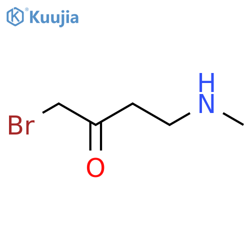 1-Bromo-4-(methylamino)butan-2-one structure