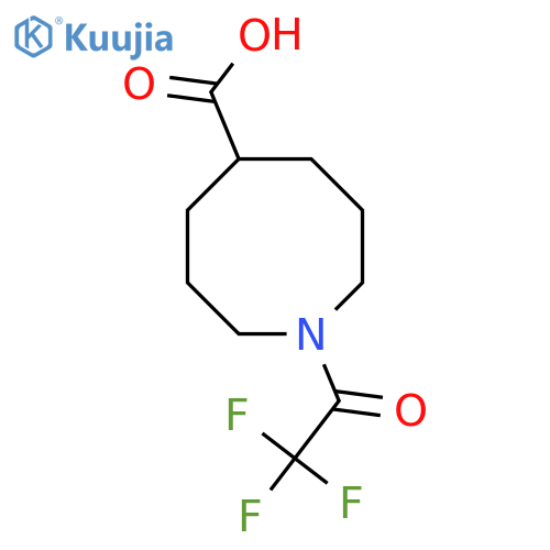 1-(2,2,2-Trifluoroacetyl)azocane-5-carboxylic acid structure