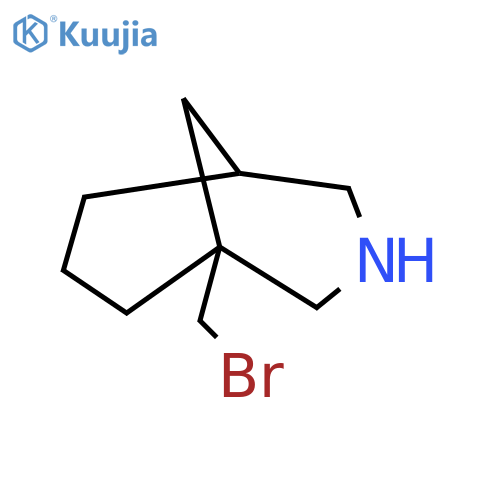 1-(bromomethyl)-3-azabicyclo3.3.1nonane structure