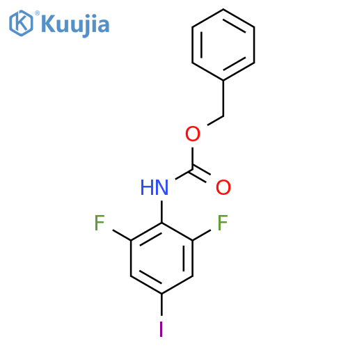 benzyl N-(2,6-difluoro-4-iodophenyl)carbamate structure