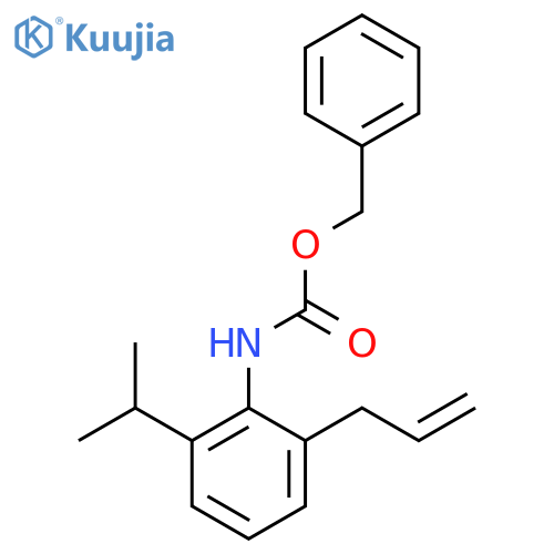 benzyl N-2-(prop-2-en-1-yl)-6-(propan-2-yl)phenylcarbamate structure