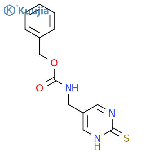benzyl N-[(2-sulfanylpyrimidin-5-yl)methyl]carbamate structure