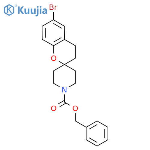 benzyl 6-bromo-3,4-dihydrospiro1-benzopyran-2,4'-piperidine-1'-carboxylate structure