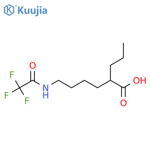 2-Propyl-6-(trifluoroacetamido)hexanoic acid structure