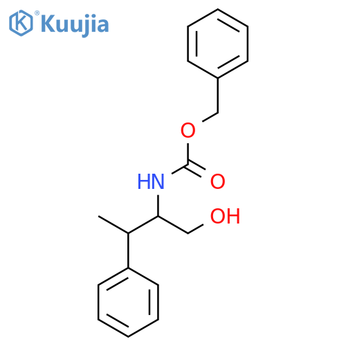 benzyl N-(1-hydroxy-3-phenylbutan-2-yl)carbamate structure