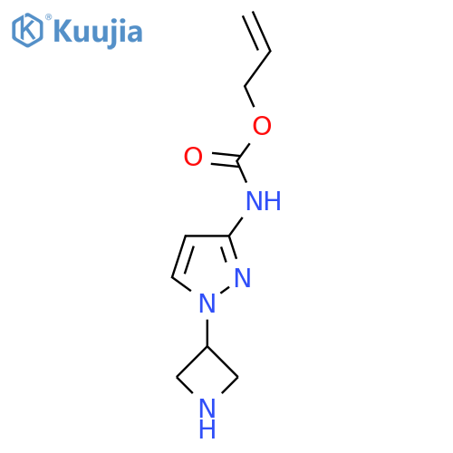 prop-2-en-1-yl N-[1-(azetidin-3-yl)-1H-pyrazol-3-yl]carbamate structure
