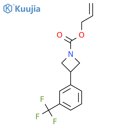 prop-2-en-1-yl 3-3-(trifluoromethyl)phenylazetidine-1-carboxylate structure