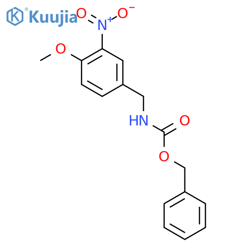 benzyl N-(4-methoxy-3-nitrophenyl)methylcarbamate structure