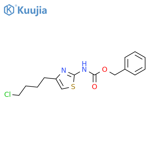 benzyl N-4-(4-chlorobutyl)-1,3-thiazol-2-ylcarbamate structure
