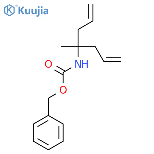 benzyl N-(4-methylhepta-1,6-dien-4-yl)carbamate structure