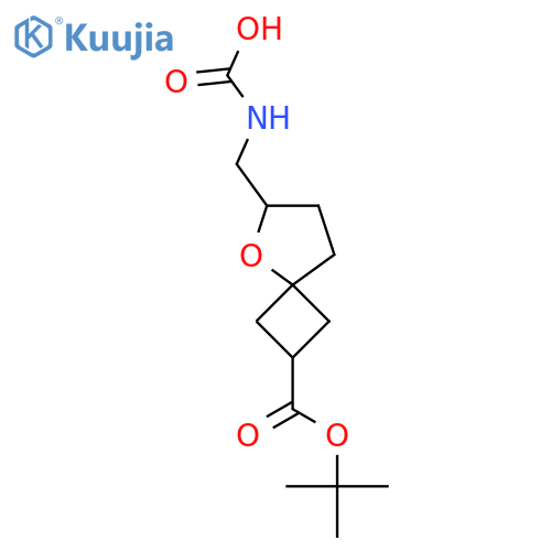 ({2-(tert-butoxy)carbonyl-5-oxaspiro3.4octan-6-yl}methyl)carbamic acid structure