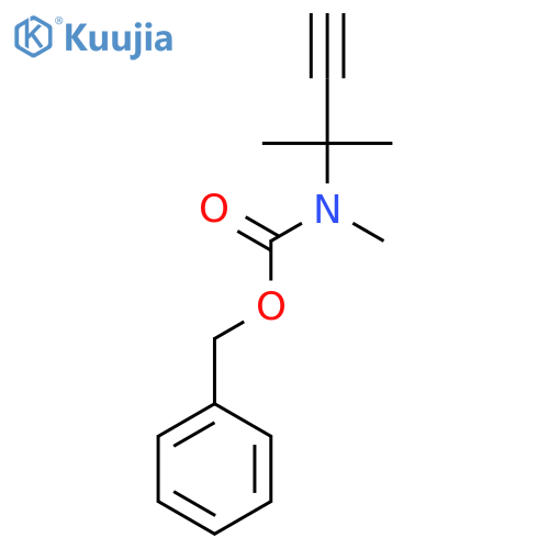 benzyl N-methyl-N-(2-methylbut-3-yn-2-yl)carbamate structure