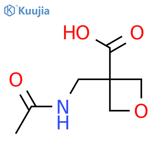 3-(Acetamidomethyl)oxetane-3-carboxylic acid structure